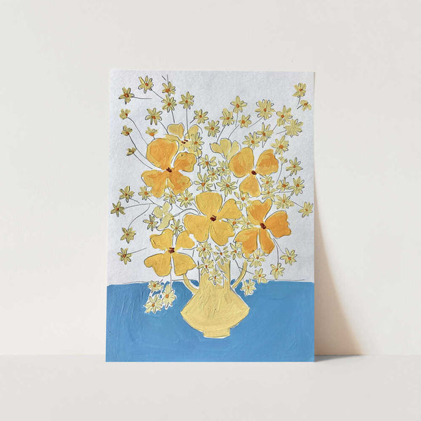 Sunny Flowers PFY Art Print