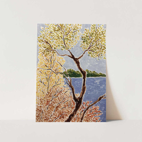 Autumn By The Lake PFY Art Print