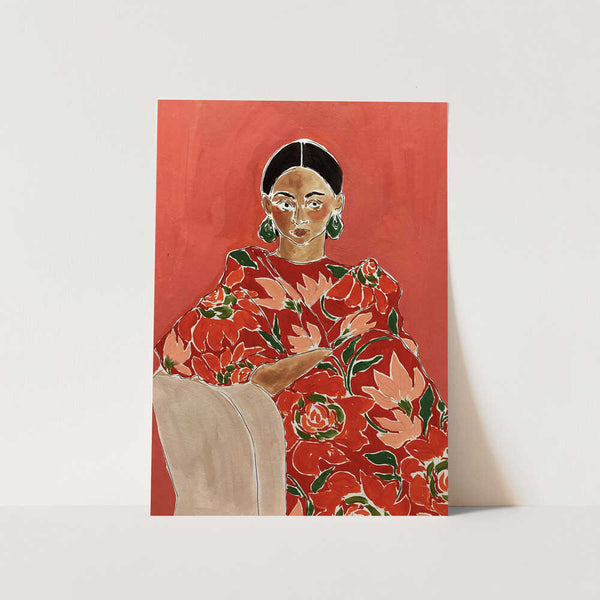 Mother in Red  PFY Art Print