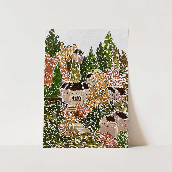 Autumn In Bavaria PFY Art Print