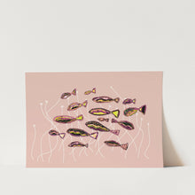 Load image into Gallery viewer, Vibrant Swimming Fish PFY Art Print