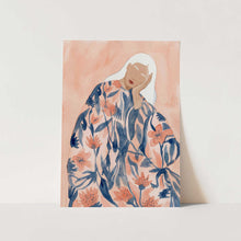 Load image into Gallery viewer, Floral Woman Dreaming PFY Art Print