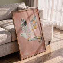 Load image into Gallery viewer, Floral Dove Flight PFY Art Print