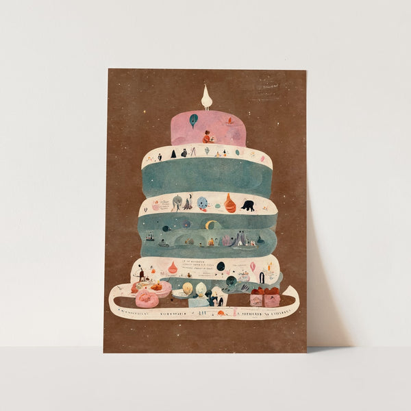 Whimsical Layers PFY Art Print
