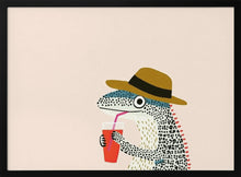 Load image into Gallery viewer, Tropical Gecko Drink PFY Art Print
