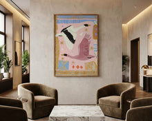 Load image into Gallery viewer, Flying Pink Birds PFY Art Print