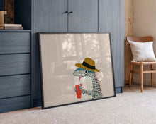 Load image into Gallery viewer, Tropical Gecko Drink PFY Art Print