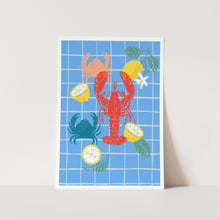 Load image into Gallery viewer, Blue Seafood Delight PFY Art Print
