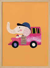 Load image into Gallery viewer, Happy Elephant Driver PFY Art Print