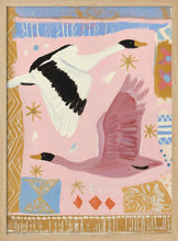 Load image into Gallery viewer, Flying Pink Birds PFY Art Print