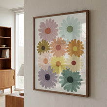 Load image into Gallery viewer, Colorful Daisy Blooms PFY Art Print