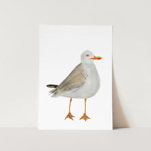 Load image into Gallery viewer, Mixed Media Seagull Friend Art Print