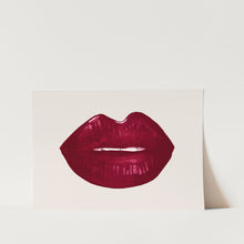 Load image into Gallery viewer, Watercolour Lips Art Print