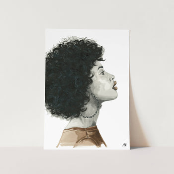 Afro Art Print