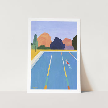 Afternoon Swim by Henry Rivers Art Print