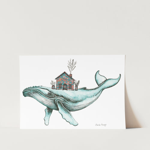 The Gentle Giant's Cottage Art Print