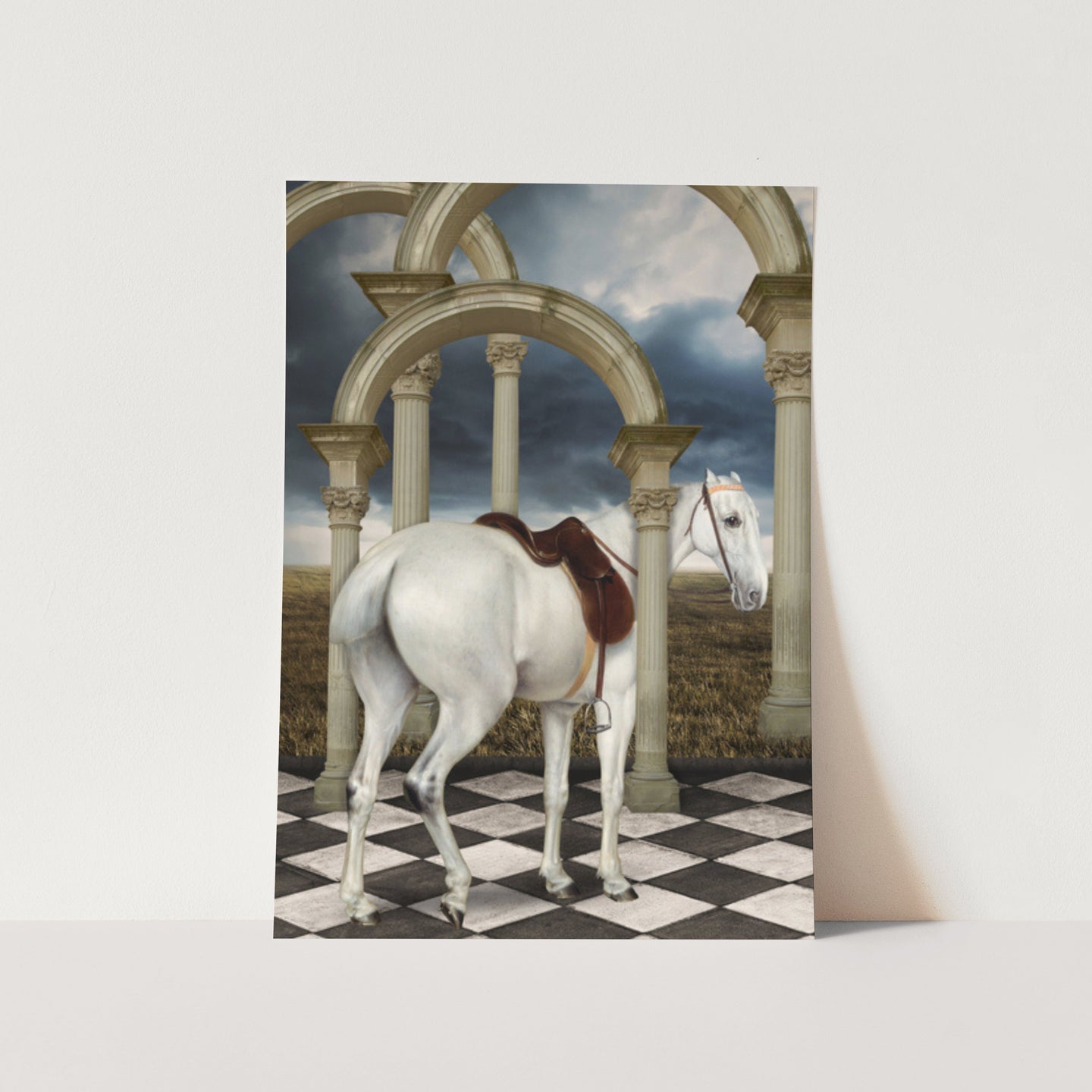 A Lady's Grey Hunter PFY Art Print