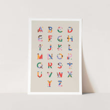 Load image into Gallery viewer, Alphabet Kids Art Print