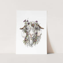 Load image into Gallery viewer, Angora Goat Art Print