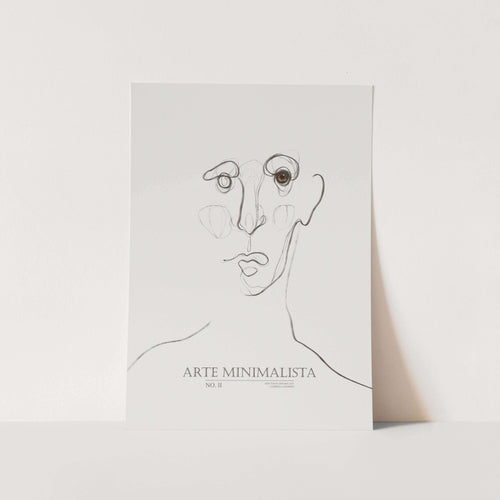 Arte Minimalista No2 PFY Art Print