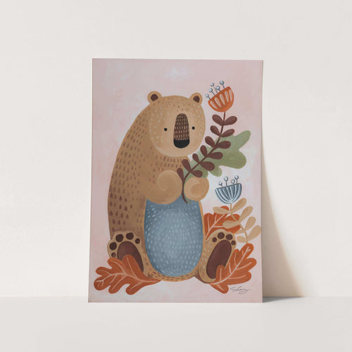 Autumn Bear Art Print