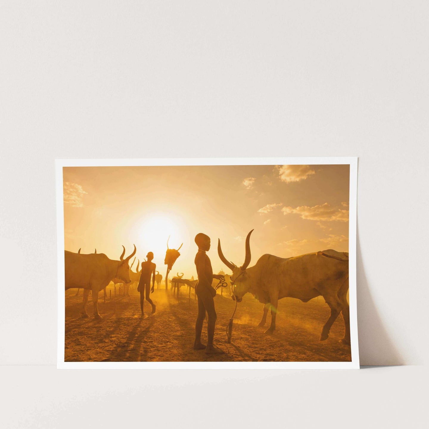 Back to the Cattle 02 PFY Art Print