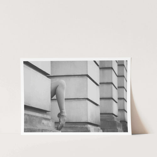 Ballerina Between Concrete PFY Art Print