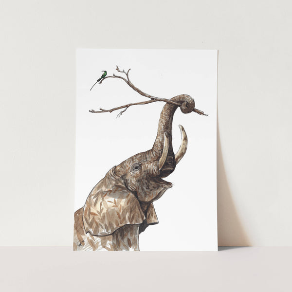 Between Strength and Song Art Print