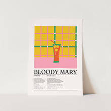 Load image into Gallery viewer, Bloody Mary Recipe Art Print