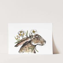 Load image into Gallery viewer, Blooming Rabbit Art Print