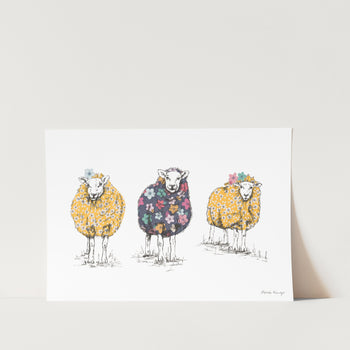 Blossom Buddies Art Print