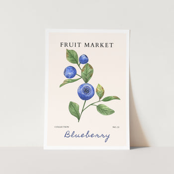 Blueberry Market Art Print