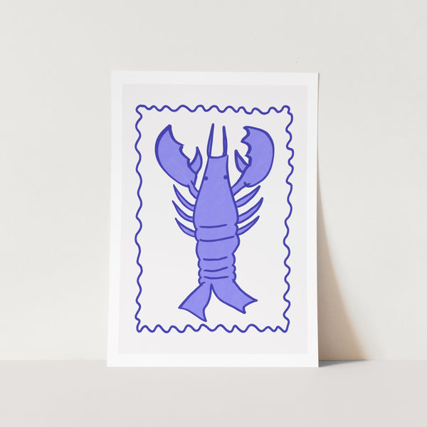 Blue Crayfish PFY Art Print