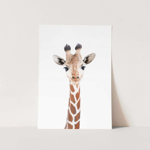 Boggie The Giraffe PFY Art Print