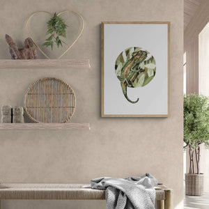 Chameleon by Mareli Art Print