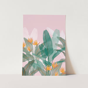 Botanical Pink PFY Art Print