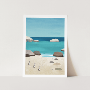 Boulders Beach 02 by Henry Rivers Art Print