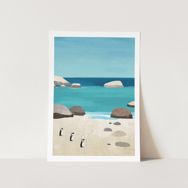 Boulders Beach 02 by Henry Rivers Art Print