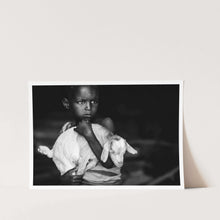 Load image into Gallery viewer, Boy With His Goat PFY Art Print