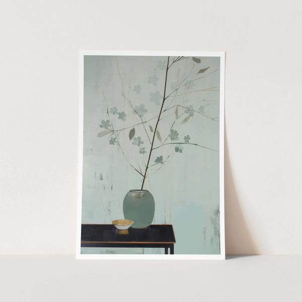 Branch in Vase PFY Art Print