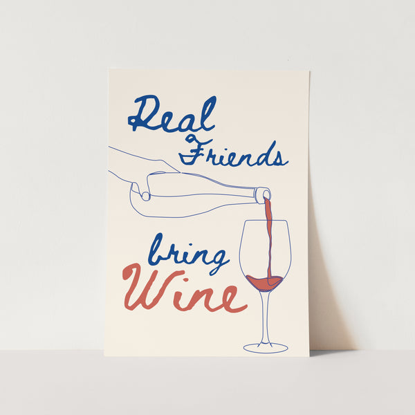 Bring Wine PFY Art Print