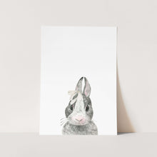 Load image into Gallery viewer, Bunny with a Bow 02 Art Print