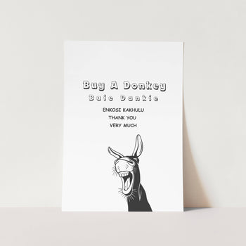 Buy A Donkey 01 Art Print