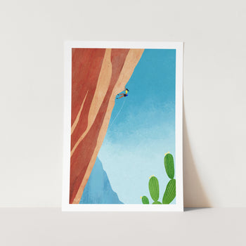 Canyon Climb by Henry Rivers Art Print