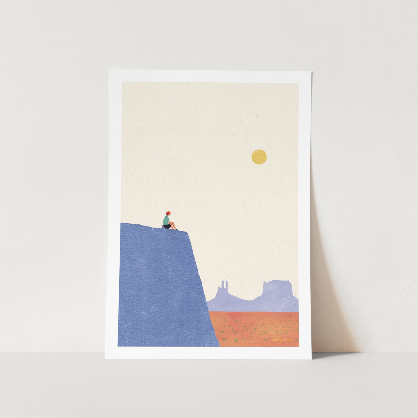 Canyon Climb by Henry Rivers Art Print