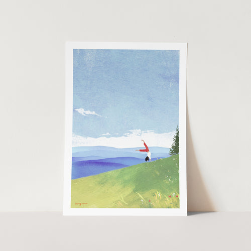 Cart Wheel by Henry Rivers Art Print