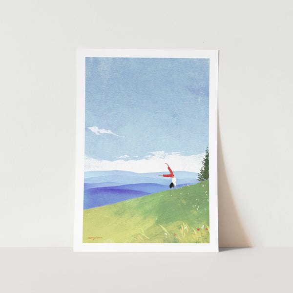 Cart Wheel by Henry Rivers Art Print