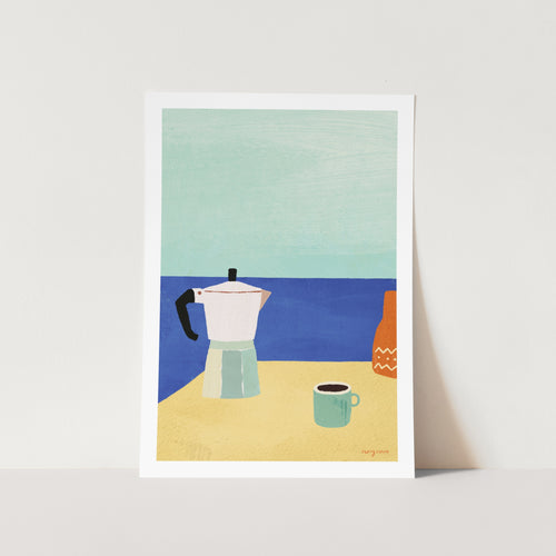 Coffee with a View by Henry Rivers Art Print