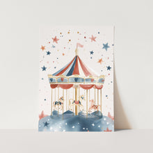 Load image into Gallery viewer, Carnival Carousal Ride Art Print