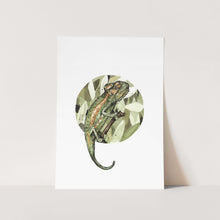 Load image into Gallery viewer, Chameleon by Mareli Art Print